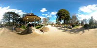 Bandstand located in Machattie Park